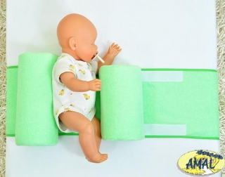 AMAL Ochranné valčeky pre bábätko, 4 farby poťahu