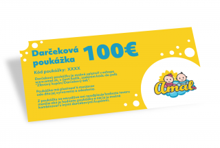 Darčeková poukážka v hodnote 100€ elektronická