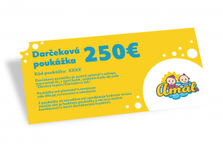 Darčeková poukážka v hodnote 250€ elektronická